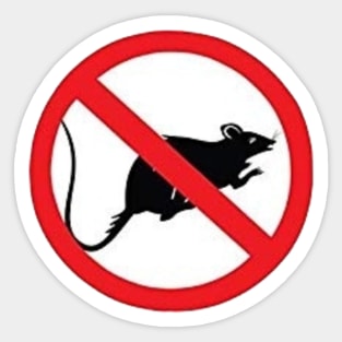 No Rats Sticker